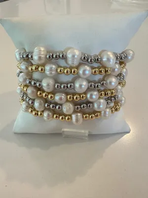 Freshwater Pearl Beaded Bracelets