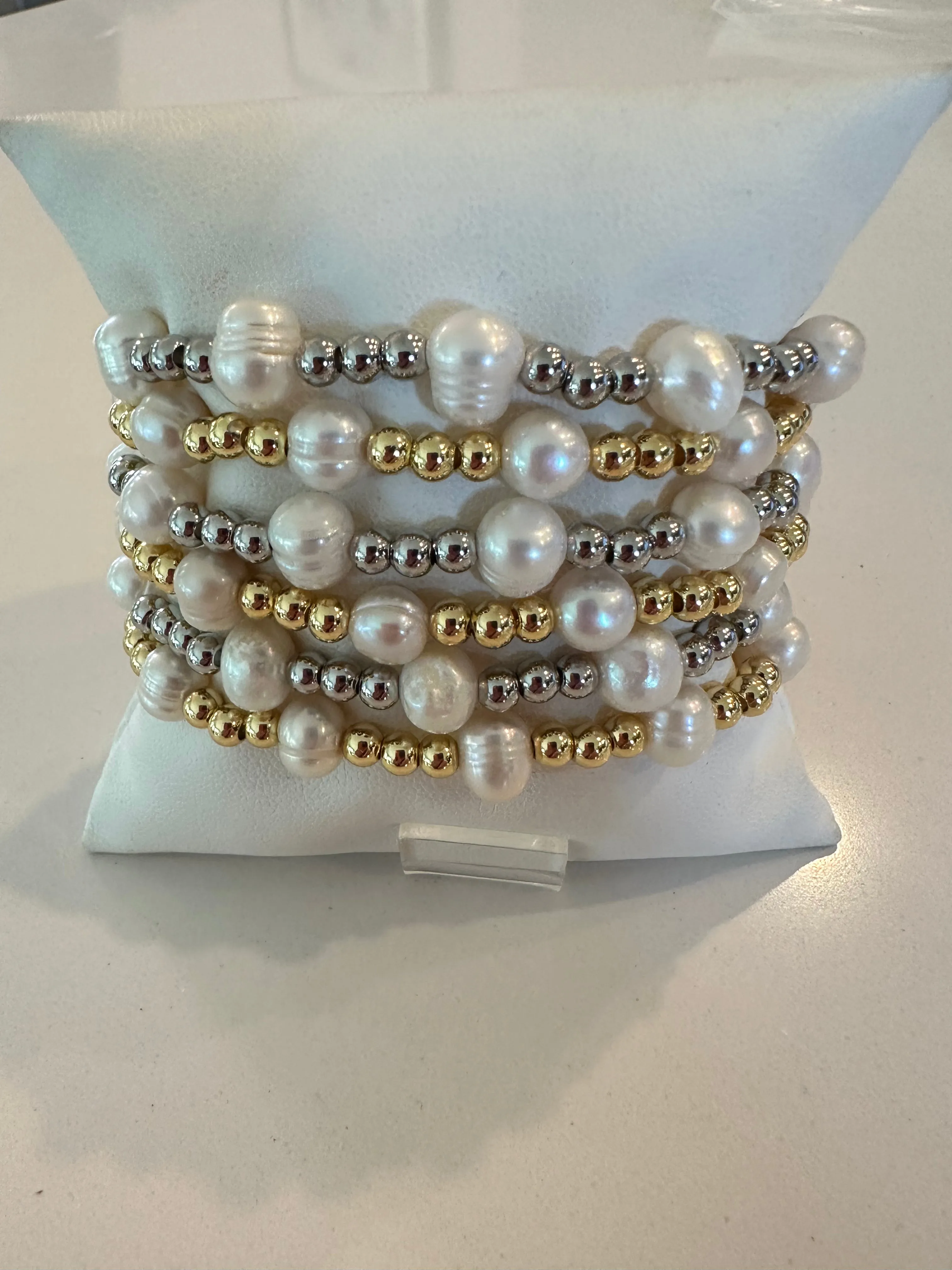 Freshwater Pearl Beaded Bracelets