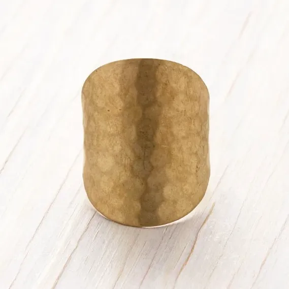 Hammered Cuff Ring