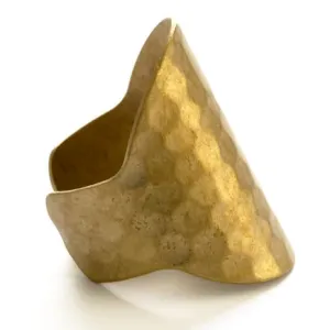 Hammered Cuff Ring