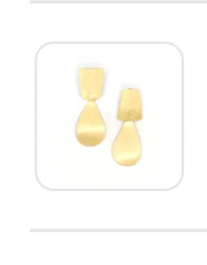 Lamp Stud Brass Earrings