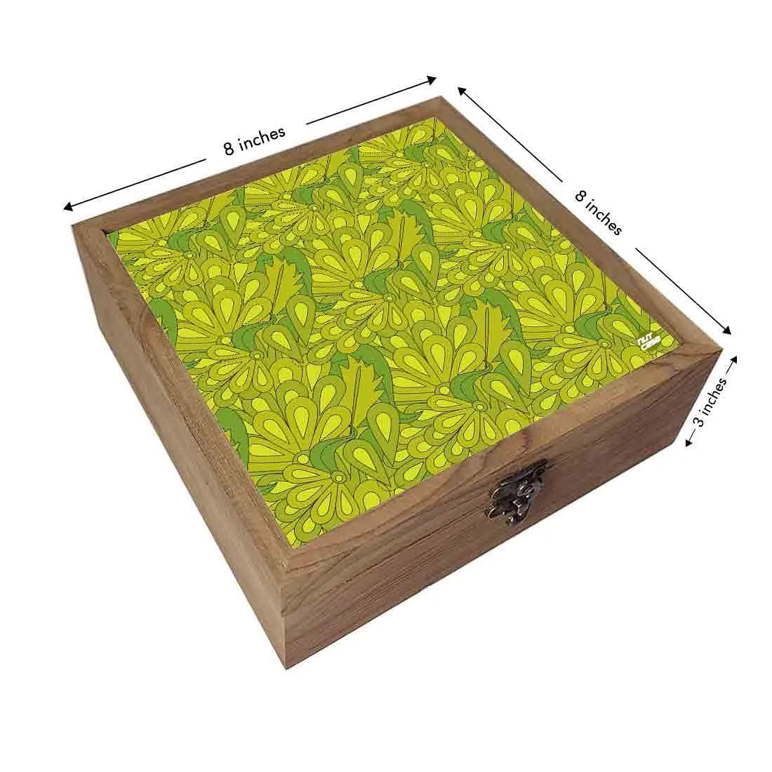Nutcase Jewellery Organisers Storage Box Wooden - Unique Gifts -Green Spring Summer Collection