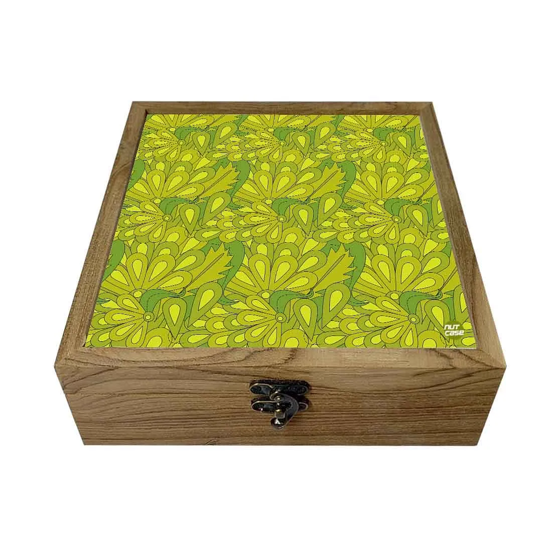 Nutcase Jewellery Organisers Storage Box Wooden - Unique Gifts -Green Spring Summer Collection
