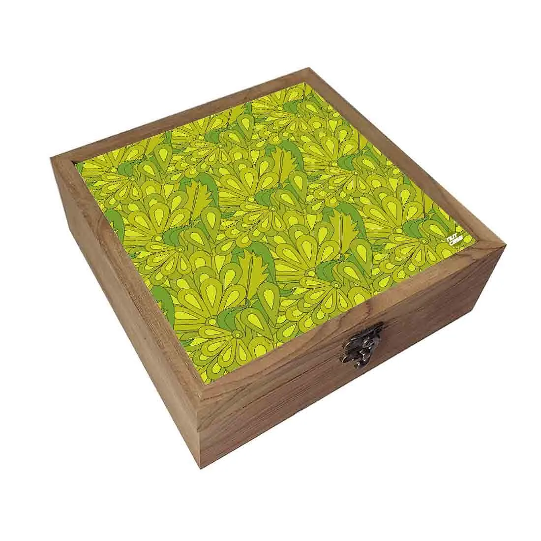 Nutcase Jewellery Organisers Storage Box Wooden - Unique Gifts -Green Spring Summer Collection