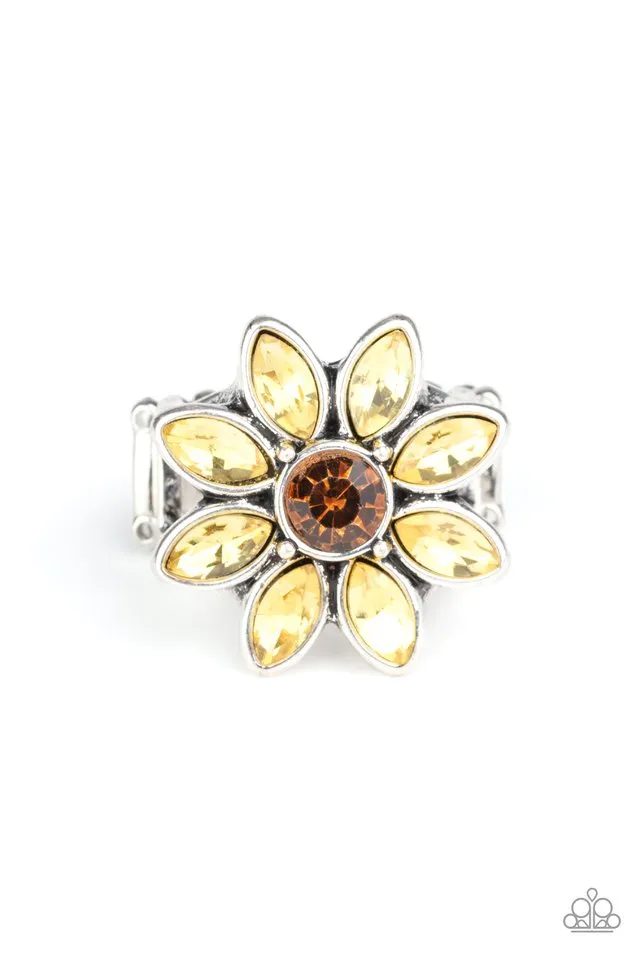 Paparazzi Ring ~ Prismatic Petals - Yellow
